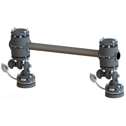 Рейлинг быстросъемный с регулировкой угла наклона 400мм (030219T)